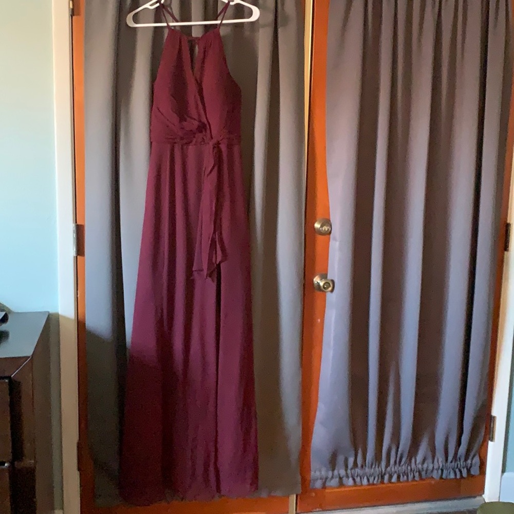 Wine Colored Formal Gown